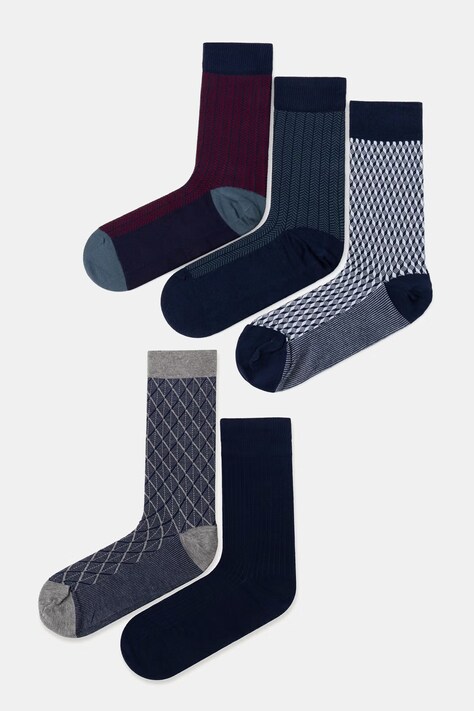 Medicine Skarpety męskie z bawełną 5-pack multicolor