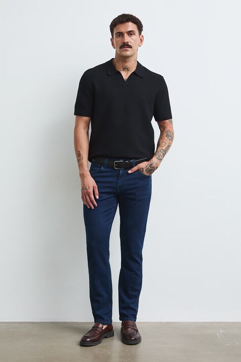 Medicine Jeansy slim fit męskie granatowe