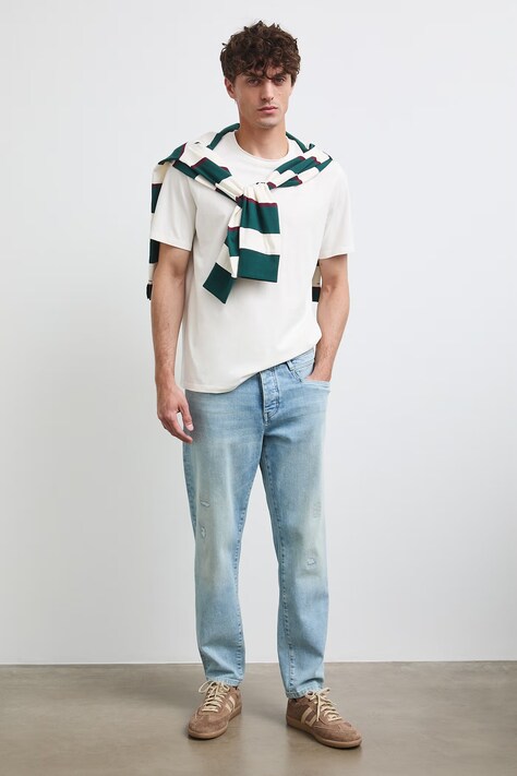 Medicine jeansy tapered męskie niebieskie