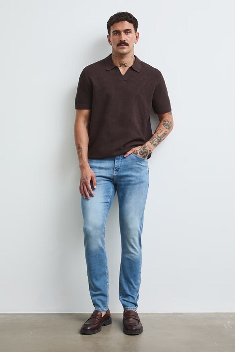 Medicine Jeansy slim fit męskie niebieskie