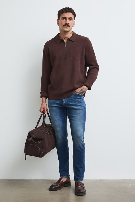 Medicine Jeansy slim fit męskie granatowe