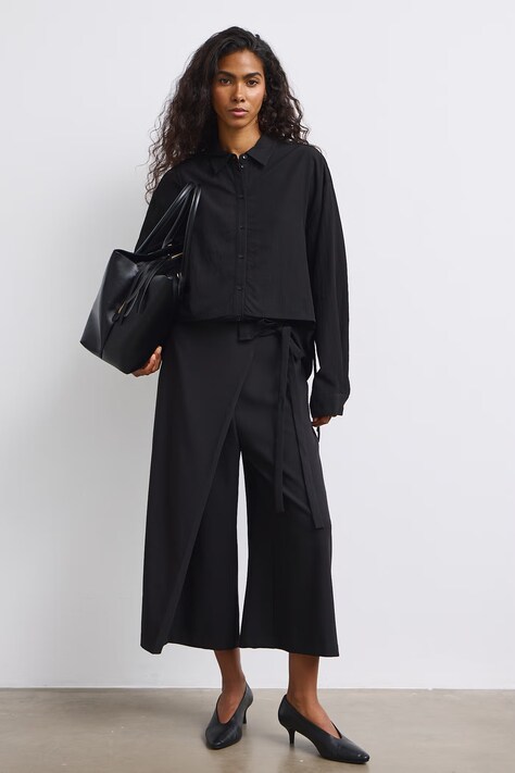 Medicine Spodnie culottes damskie czarne