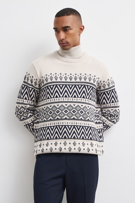 Medicine Sweter męski beżowy