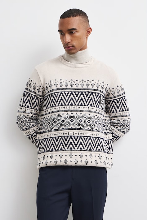 Medicine Sweter męski beżowy