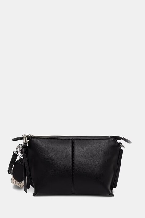 Medicine torebka crossbody damska z imitacji skóry czarna