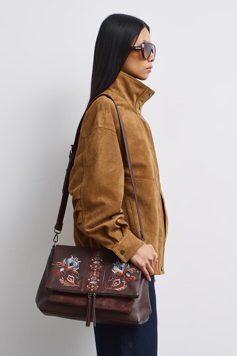 Medicine Torebka crossbody damska brązowa