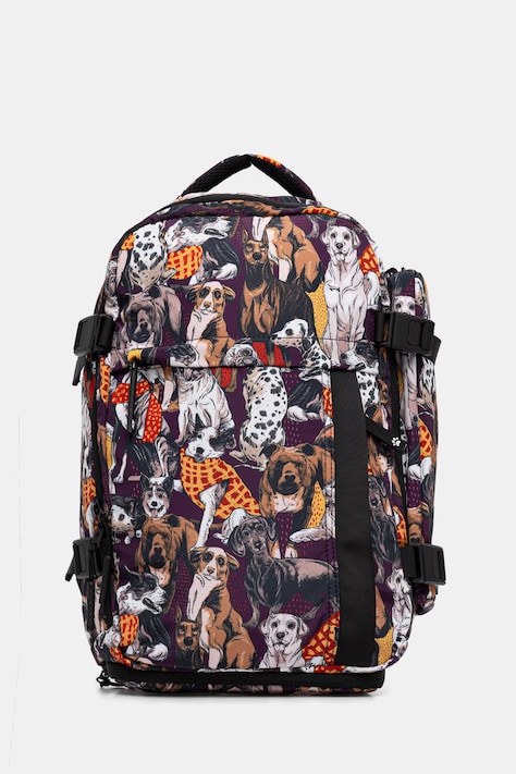 Plecak podróżny kabinowy damski z motywem zwierzęcym multicolor RW26-TPD401