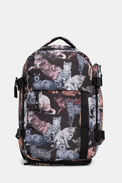Plecak podróżny kabinowy damski z motywem zwierzęcym multicolor RW26-TPD401