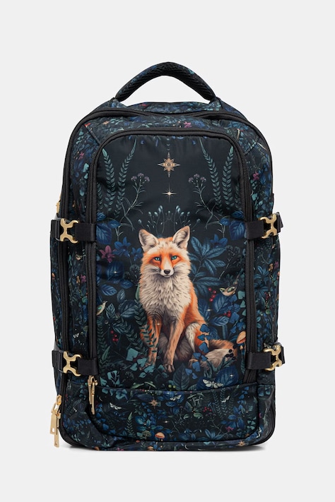 Plecak podróżny kabinowy damski z motywem zwierzęcym multicolor RW26-TPD700