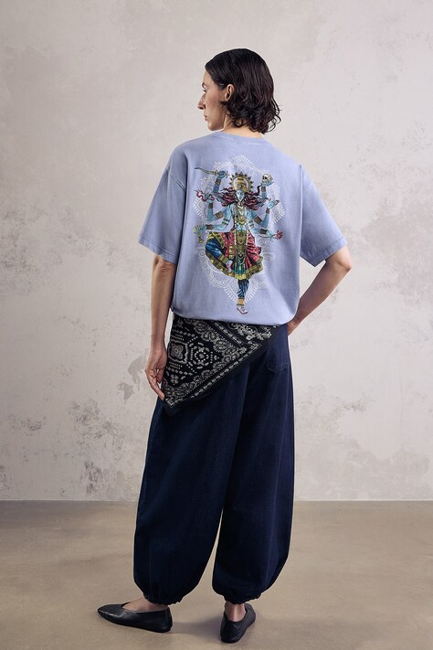 Medicine t-shirt γυναικείο βαμβακερό μπλε