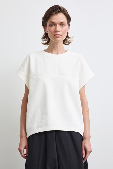 Medicine T-shirt damski bawełniany beżowy