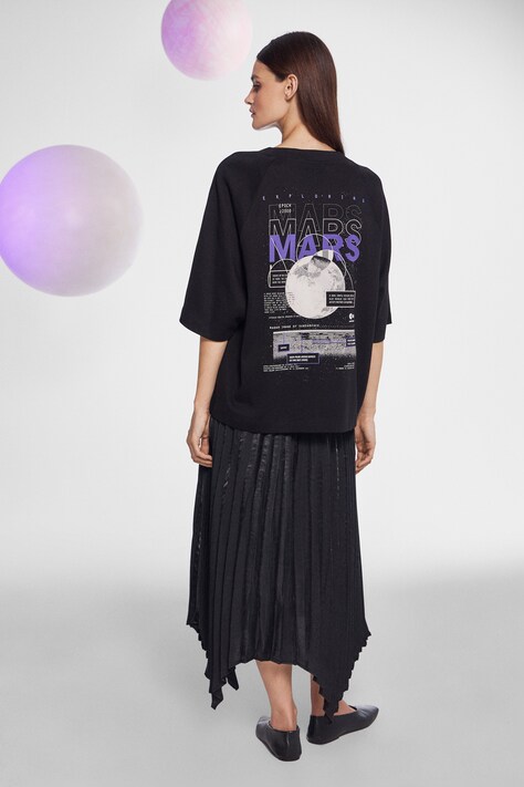 Medicine T-shirt γυναικείο βαμβακερό μαύρο