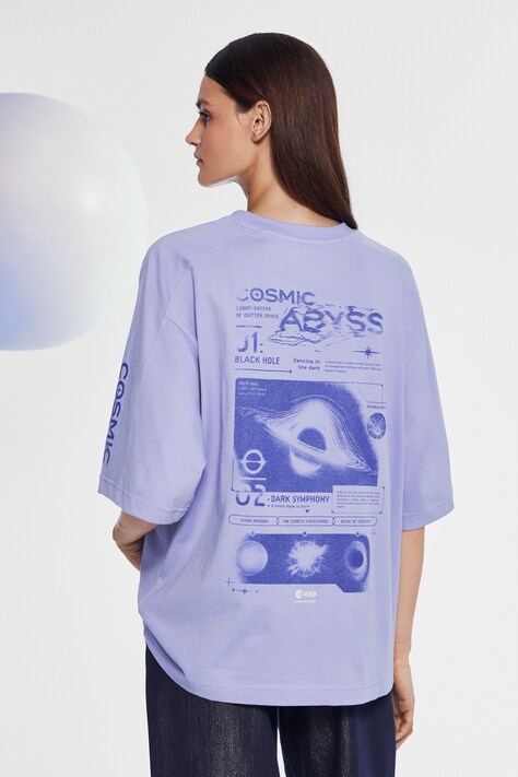 Medicine T-shirt γυναικείο βαμβακερό μωβ