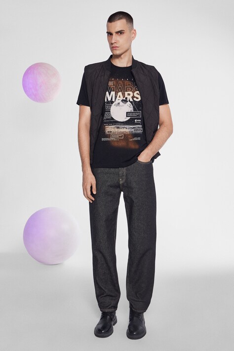 Medicine T-shirt ανδρικό βαμβακερό μαύρο