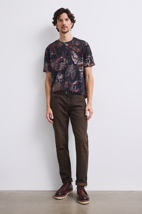 T-shirt męski multicolor RW26-TSM611