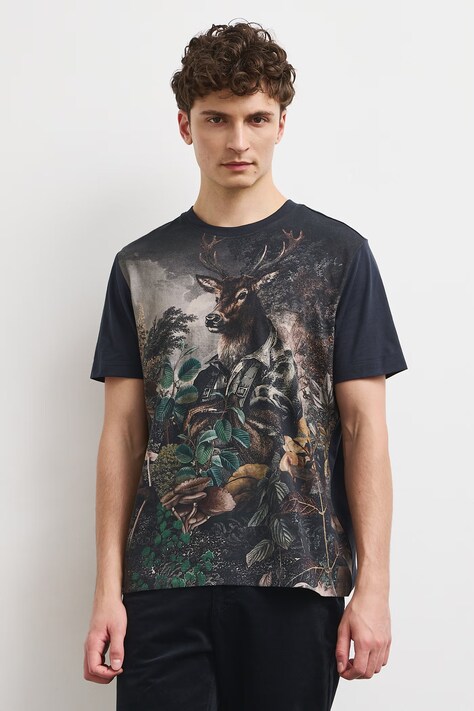 Medicine T-shirt męski bawełniany czarny