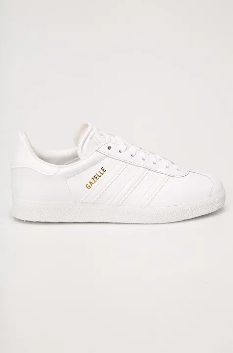 Обувки adidas Originals BB5498 Gazelle в бяло с равна подметка BB5498