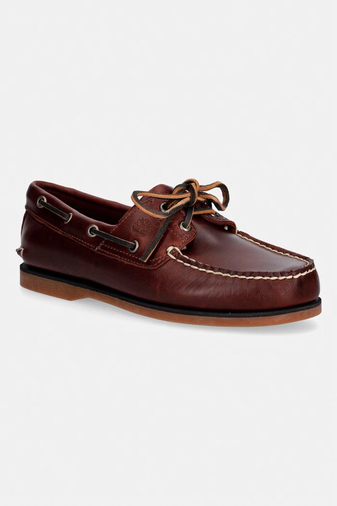 Timberland mokasyny męskie skórzane brązowe