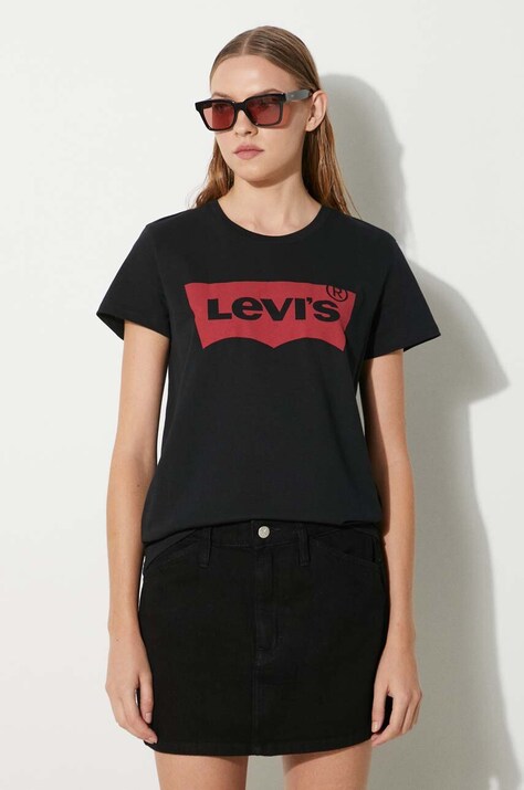Levi's The Perfect Graphic Tee Black 17369.0201