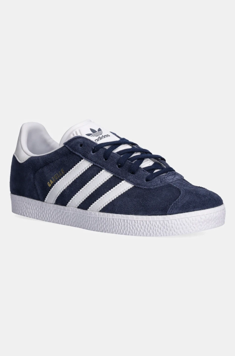 Dětské boty adidas Originals Gazelle tmavě modrá barva, BY9144