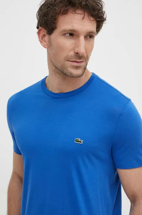 Βαμβακερό μπλουζάκι Lacoste ανδρικά TH6709-001.
