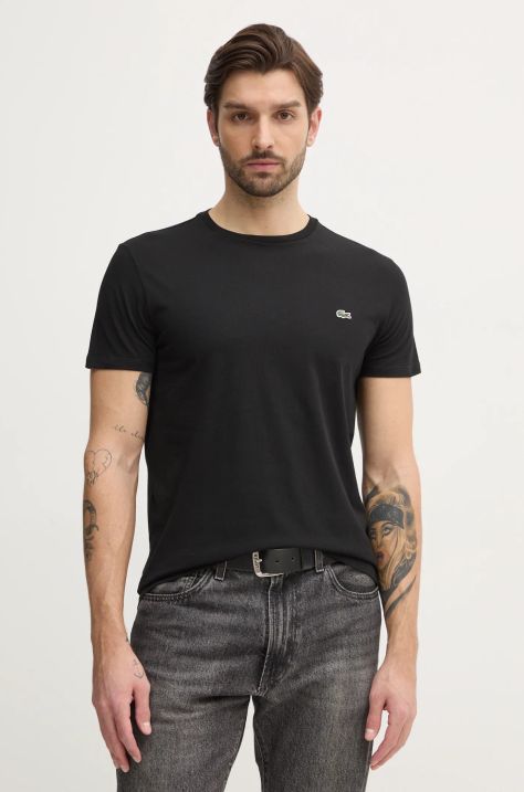 Lacoste cotton t-shirt black color