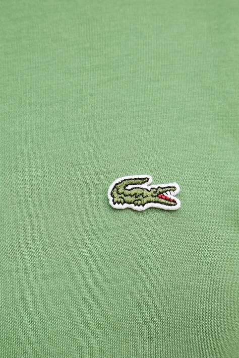 Lacoste футболка чоловіча бавовняна — SS18-TSM0SG, зелений — фото 5