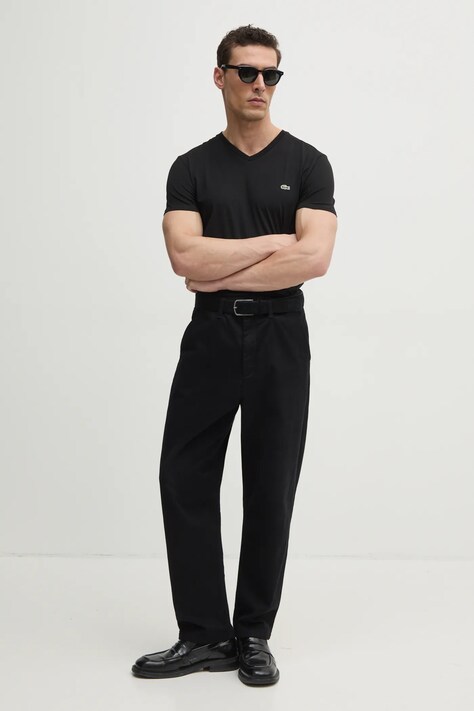Lacoste футболка чоловіча бавовняна — SS18-TSM0SG, чорний — фото 2