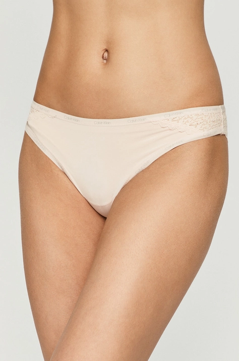 Бикини тип бразилиана Calvin Klein Underwear в розово 000QF5152E