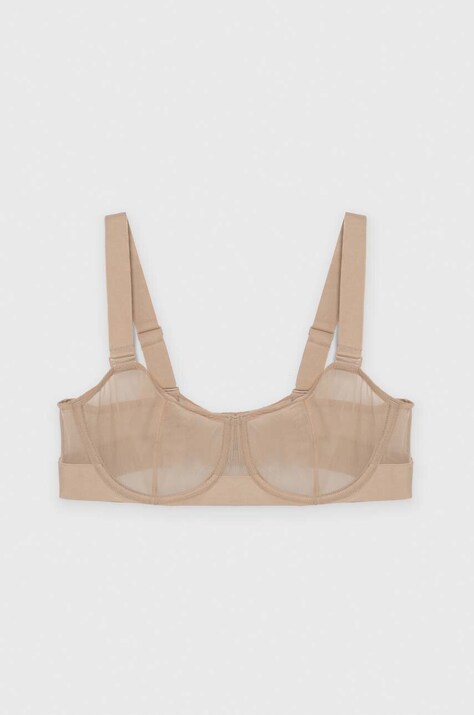 Σουτιέν Dkny χρώμα: μπεζ, DK4939