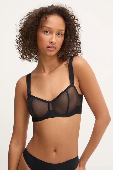 Dkny melltartó fekete, sima, DK4939
