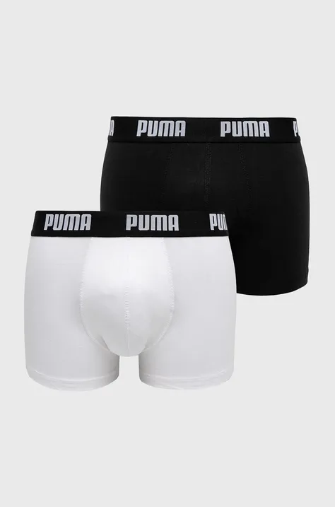 Puma bokserki (2-pack) 906823 kolor biały