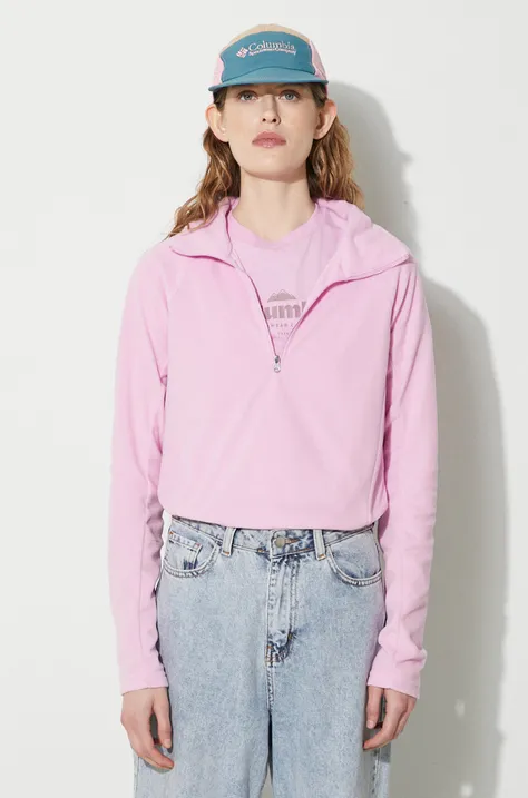 Columbia sports sweatshirt Glacial IV pink color