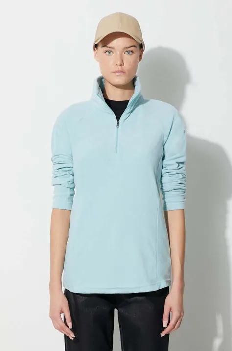 Columbia sports sweatshirt Glacial IV turquoise color