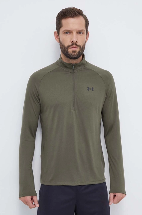 Under Armour bluza treningowa Tech 2.0 kolor zielony melanżowa 1328495