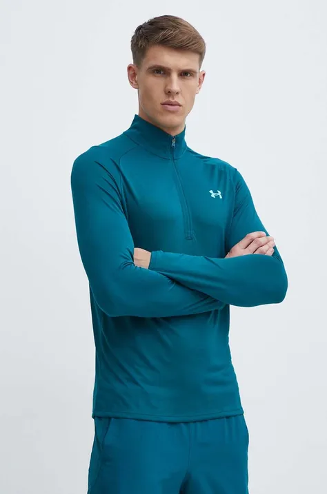 Pulover za vadbo Under Armour Tech 2.0 zelena barva