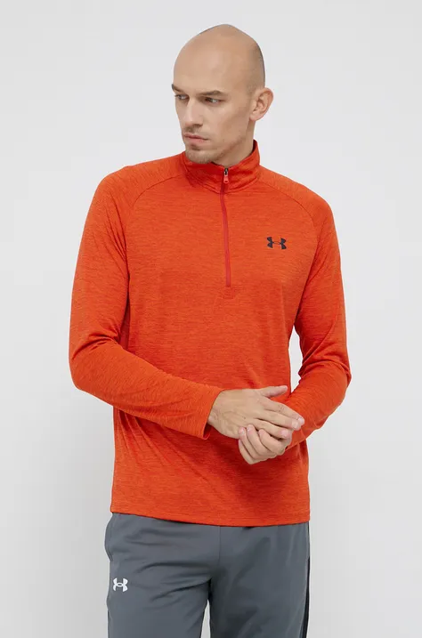 Under Armour bluza treningowa Tech 2.0 kolor pomarańczowy melanżowa 1328495