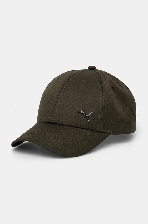 Кепка Puma цвет зелёный однотонная 21269