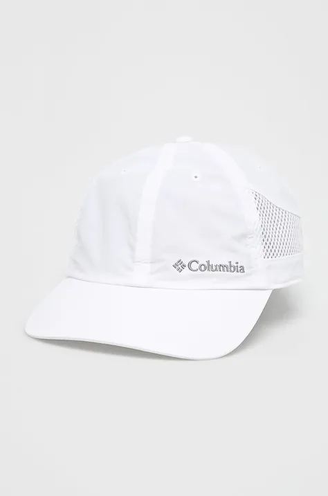 Columbia czapka z daszkiem Tech Shade kolor biały 1539331