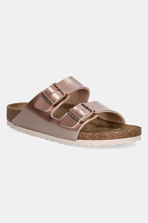 Birkenstock slapi copii culoarea roz, 1012478