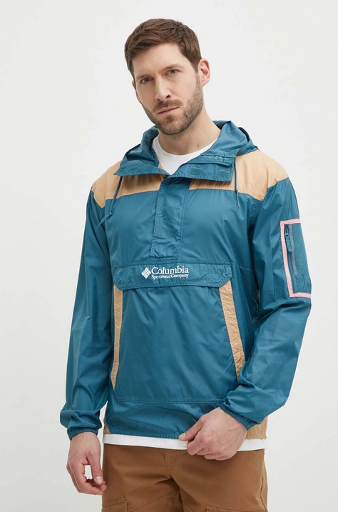 Columbia windbreaker TERREX Challenger culoarea turcoaz, de tranziție 1714291