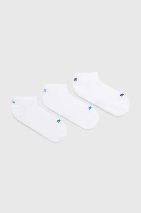 Čarape Puma 3-pack za žene, boja: bijela