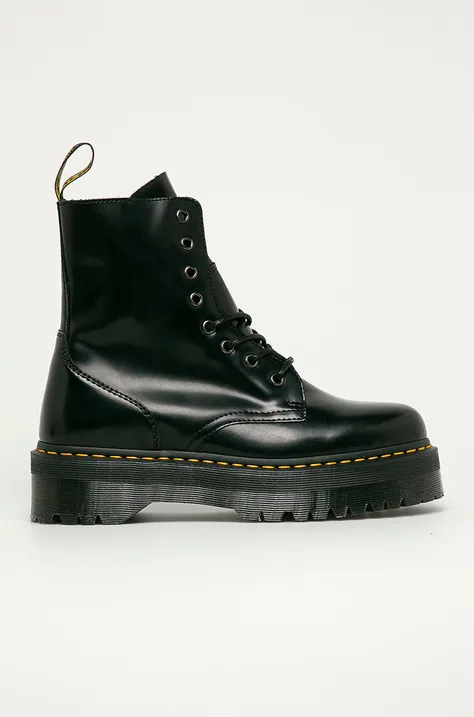 Dr. Martens leather hiking boots DM15265001 Jadon men's black color