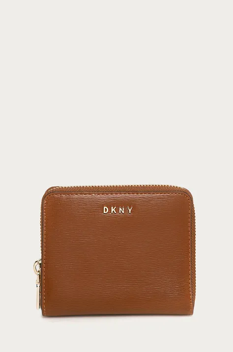 Peňaženka Dkny dámska, hnedá farba