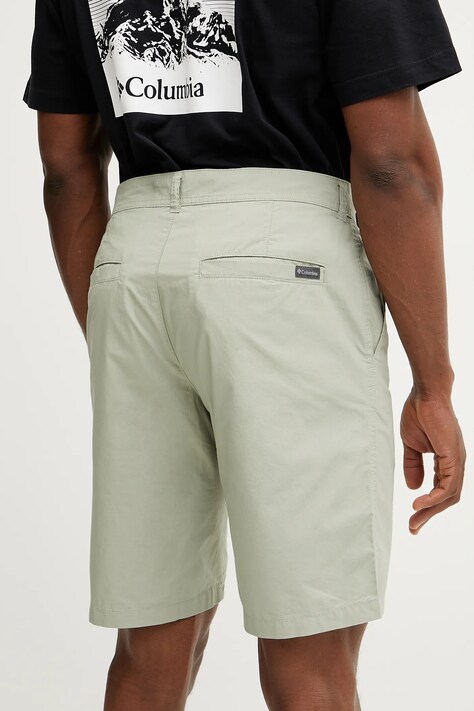Columbia cotton shorts Washed Out green color 1491953
