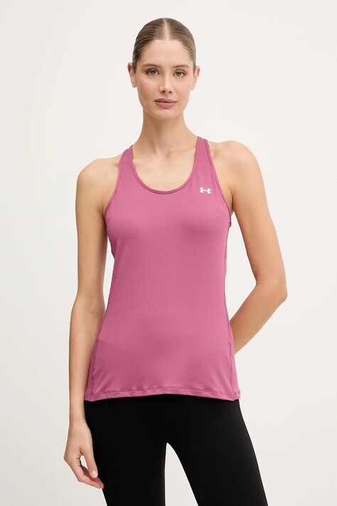 Under Armour top treningowy kolor fioletowy