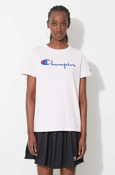 Champion cotton t-shirt black color