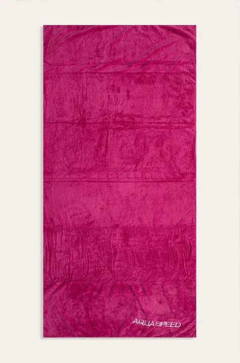 Πετσέτα Aqua Speed χρώμα: ροζ