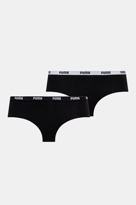 Puma chiloti 3-pack culoarea negru, 907592