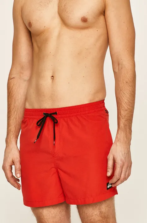 Kratke hlače za kupanje Quiksilver boja: crvena